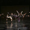 Temple University dancers performing on stage