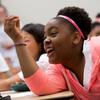 A Girls High student is picking up the knowledge her Temple-Made teacher just dropped.